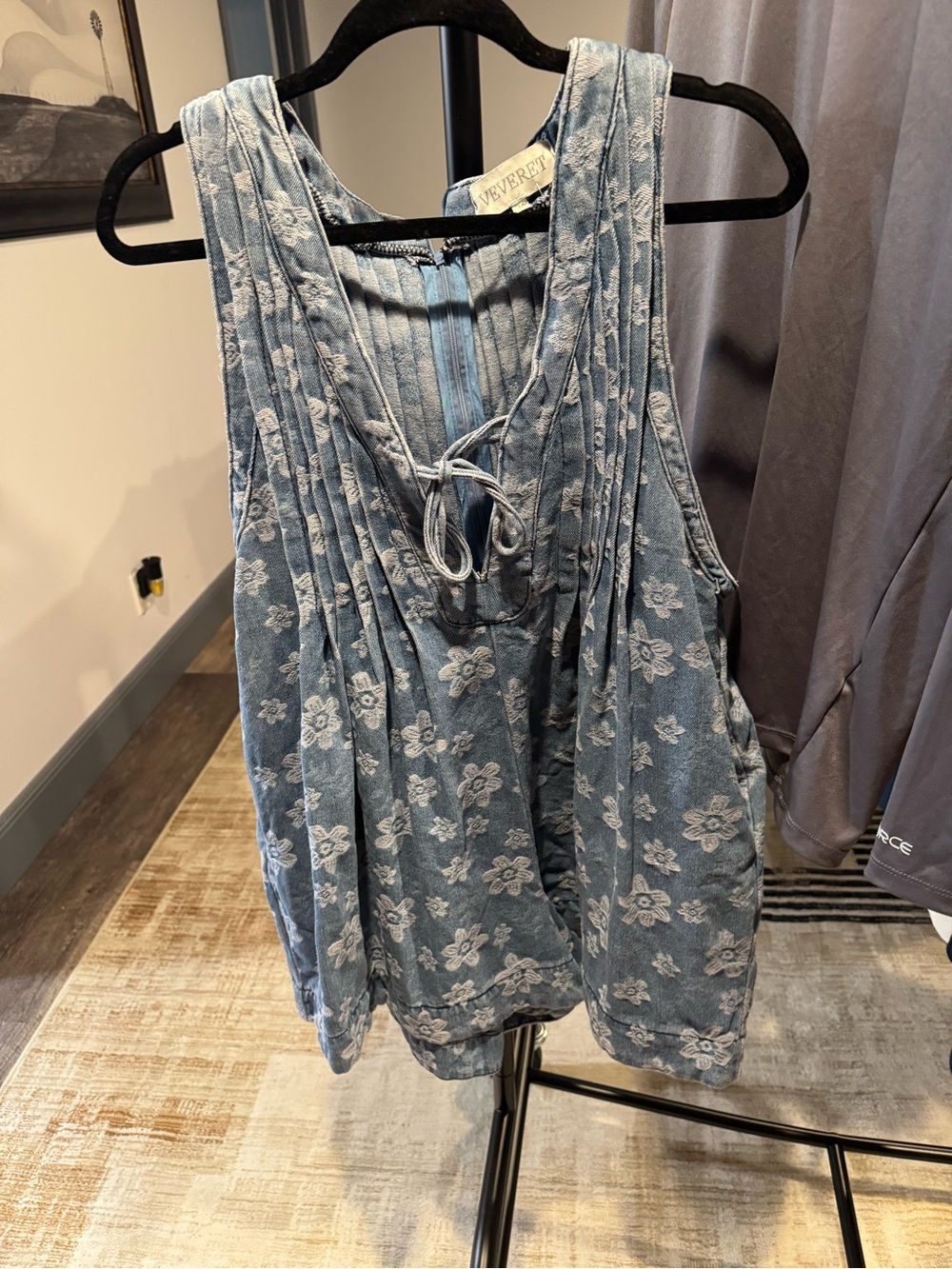 Denim Romper